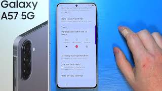 سامسونج جالاكسي A57 5G: كيفية إدارة أذونات الميكروفون screenshot 5