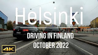 Driving in Finland Helsinki October 2022