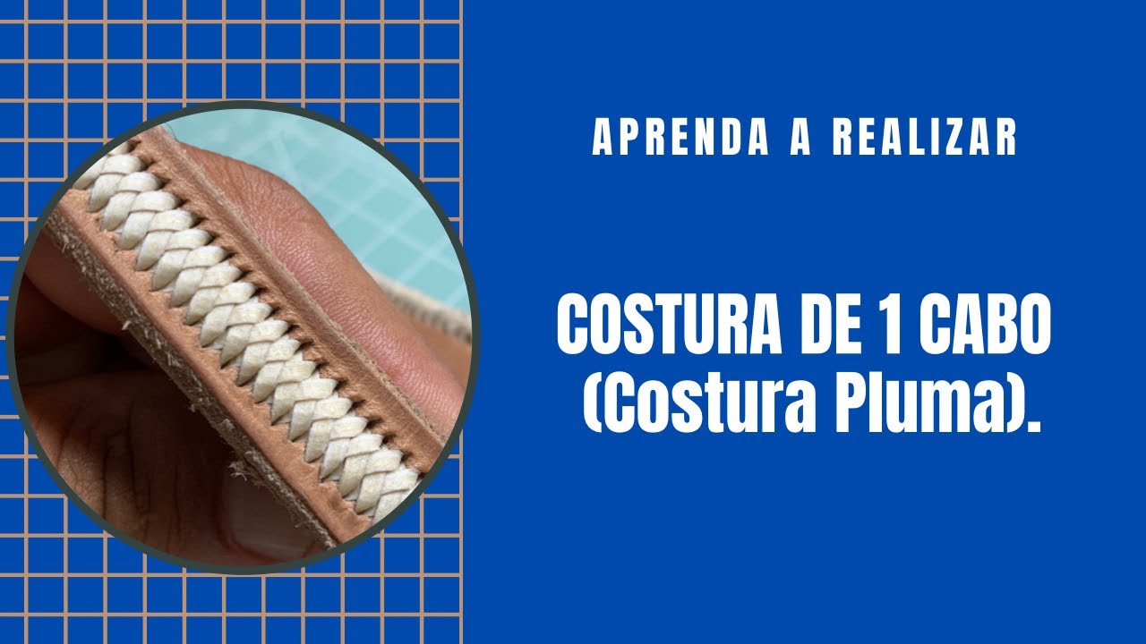 COSTURA DE 1 CABO ( Costura Pluma) - YouTube