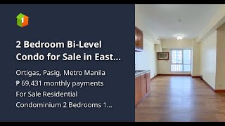 2 Bedroom Bi-Level Condo for Sale in East of Galleria, Ortigas