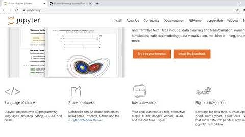 Jupyter Notebook | Python |  Windows 10