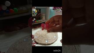 leftover clay bow 🎀#ytshorts #viral #art #craft #diy #shorts || Vaishnavi Patnam