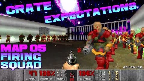 Crate Expectations - Map 05 - Firing Squad - UV MAX full reveal - you WILL bleed oh yes you will