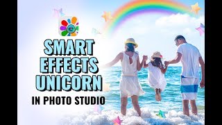 Smart effects Unicorn in Photo Studio | Art photo editing | Android app screenshot 2