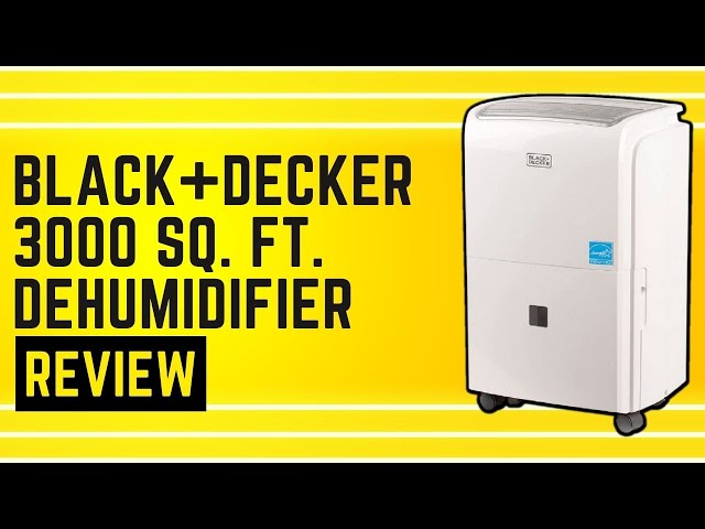 Black+decker BDT20WTB 20-Pint Portable Dehumidifier