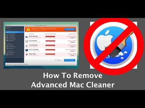 how delete advanced mac cleaner