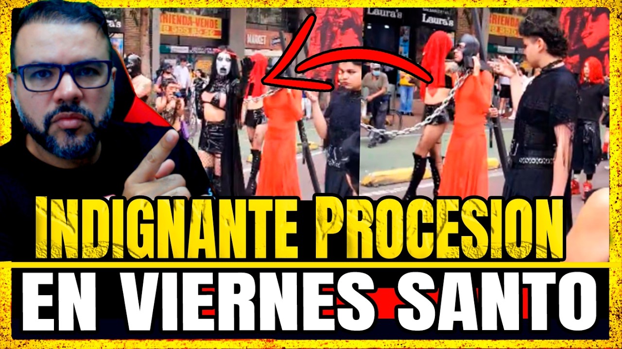 🔴ESCANDALOZA PROCESIÓN SAT#*CA EN PLENO VIERNES SANTO
