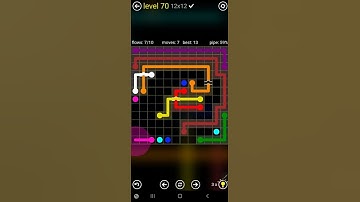 How To Solve Flow Free Bridges 12x12 Mania Pack Level 70 Board Walk Through Solution Walkthrough