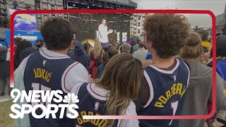 Nuggets fans celebrate NBA champs as new season begins