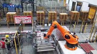 Nova intelligent Coca cola packing machine and palletizer