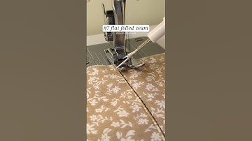 7 seams you need to know #7 how to sew a flat felled seam #sewing #sewingforbeginners