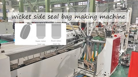 CHOVYTING| CW-600 BFS WICKET COLLECT BREAD BAKERY BAG /BABY DIAPER BAG MAKING MACHINE 300PCS / MIN