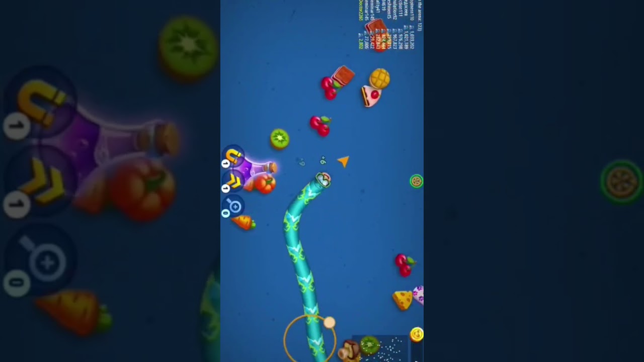 Worm Zone Fast Snake Kill | Part 16 ⚡ 