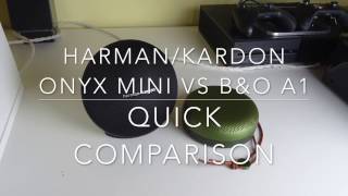 Harman/Kardon Onyx Mini vs B\u0026O A1 