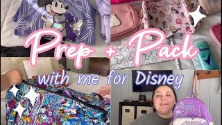 PREP + PACK WITH ME FOR DISNEY | Outfit Planning & Minimal Packing | October 2023