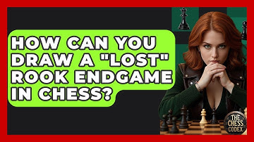 How Can You Draw A "lost" Rook Endgame In Chess? - The Chess Codex