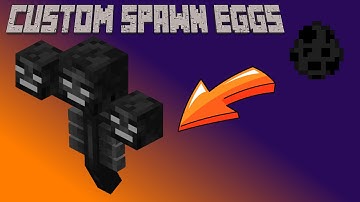 Minecraft - Custom Spawn Eggs Tutorial [Simple & Easy]