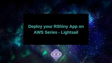 Deploy RShiny Applications with AWS Lightsail