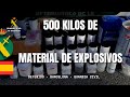 Desmantelado un taller clandestino con 500 kilos de material para fabricar explosivos en Montmajor