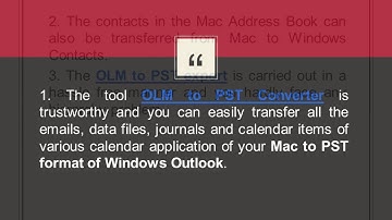 100% safe Tool to Transfer OLM to PST