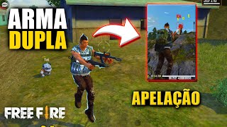 O NOVO ITEM QUE PERMITE USAR DUAS ARMAS AO MESMO TEMPO NO SERVIDOR AVANÇADO DO FREE FIRE