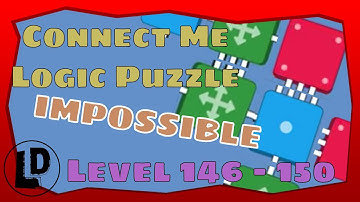 Connect Me - Logic Puzzle Impossible Level 146 - 150 Solution