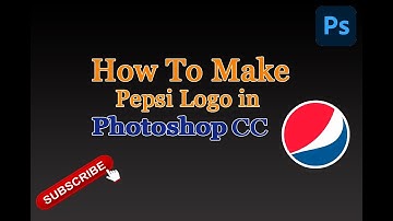how to make Pepsi log in Photoshop | how to create Pepsi logo