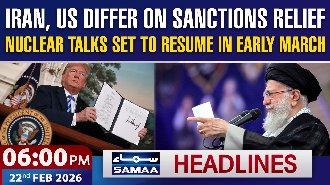 IRAN, US DIFFER ON SANCTIONS RELIEF | NUCLEAR TALKS SET TO RESUME IN EARLY MARCH | 6 PM Headlines