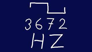 3672 hz square