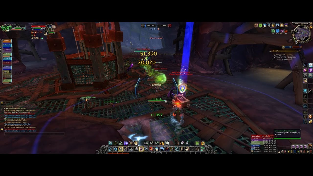 Marksmanship Hunter PvP DOMINATION! - BIG DAMAGE Silvershard Mines WoW BFA 8.2.5