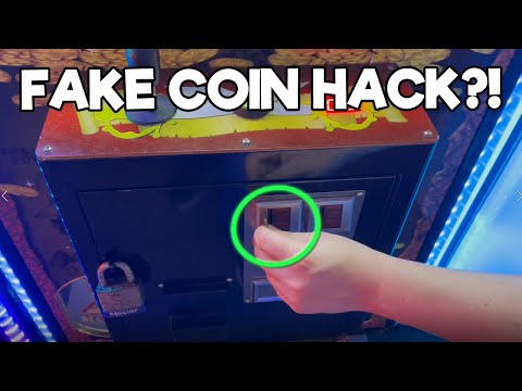 Do FAKE COINS Work In Claw Machines?! #Shorts