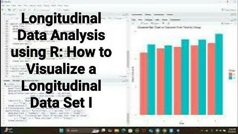 Longitudinal Data Analysis using R: How to Visualize a Longitudinal Data Set I#r #longitudinaldata