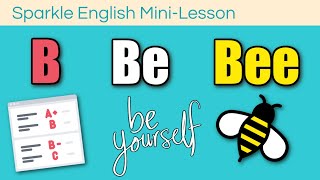 B, BE, or BEE: What is the Difference? + QUIZ | English Homophones & Pronunciation Lesson screenshot 4