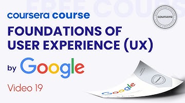 Welcome to week 2 | Foundations of User Experience (UX) course | Google