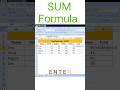 How to find sum in excel | #youtubeshorts #ytshorts #viral  #excel #advanceexcel #shorts #exceltips