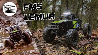 The New FMS Lemur is Ready To Tackle The Rocks! A Solid Crawler with Portals and a 2 Speed