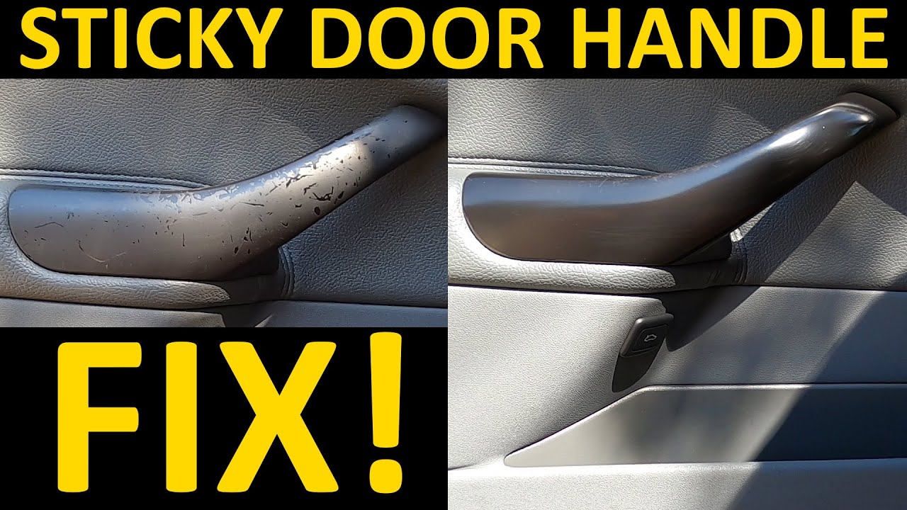 Sticky Door Handle Repair - Fix Your Sticky BMW or Saab Car Door Handle ...