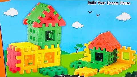 Building Blocks Unboxing 🏠| Satisfying Diy Home | ASMR #asmr #asmrsounds #buildingblocks 