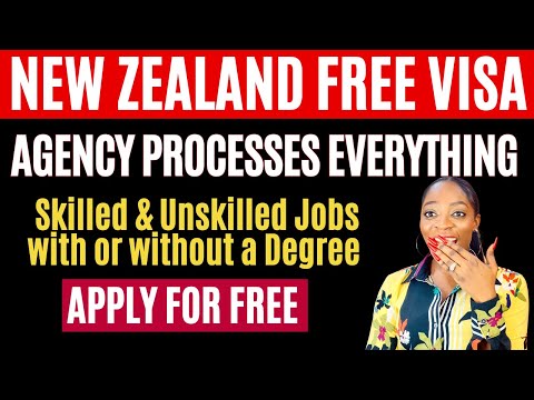 URGENT! This AGENCY Will Bring You To New Zealand For FREE.+ RELOCATION PACKAGE