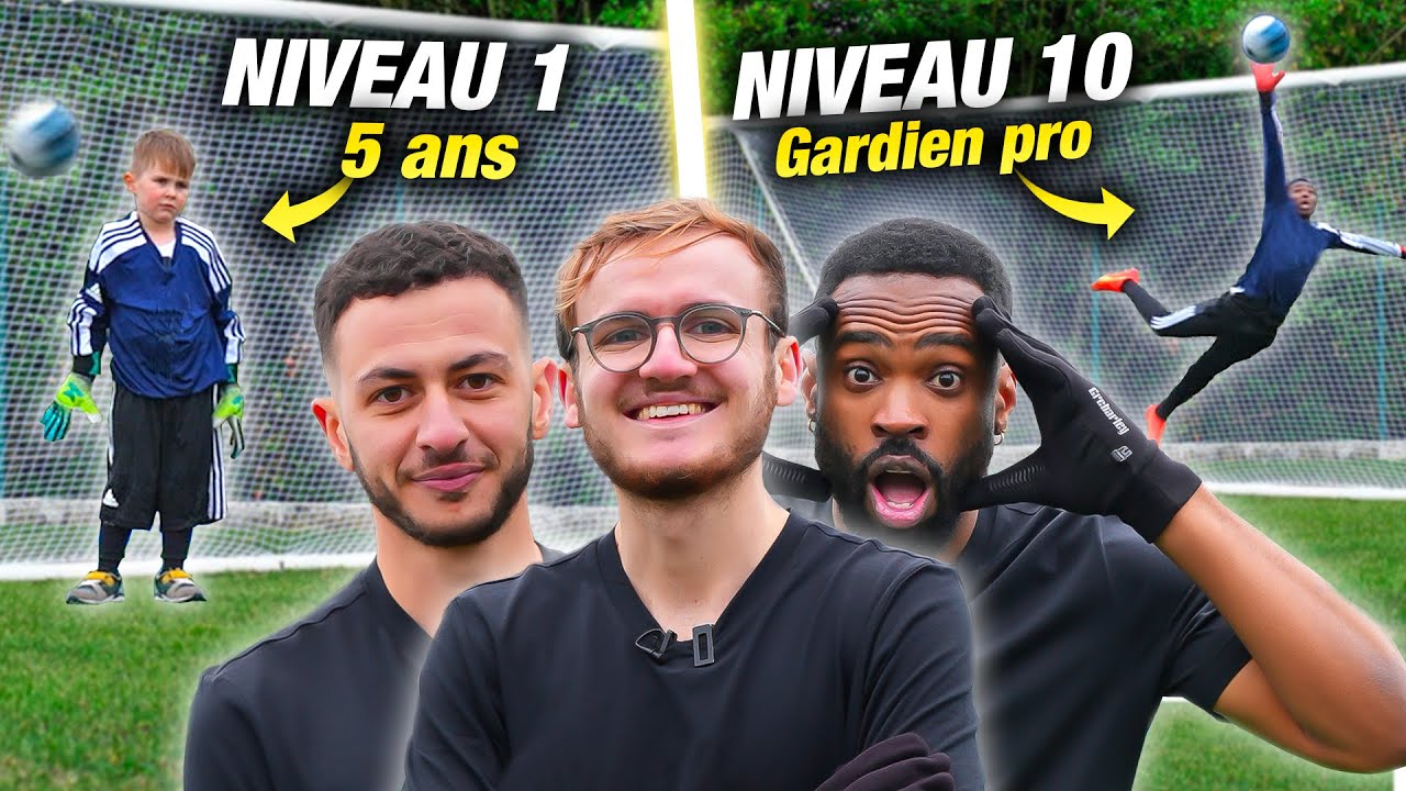 Affronter des gardiens de foot du niveau 1 à 10 : qui les battra tous ?