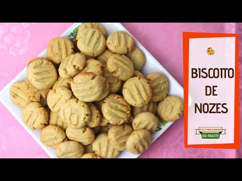 Vídeo: Como Fazer Biscoitos De Nozes