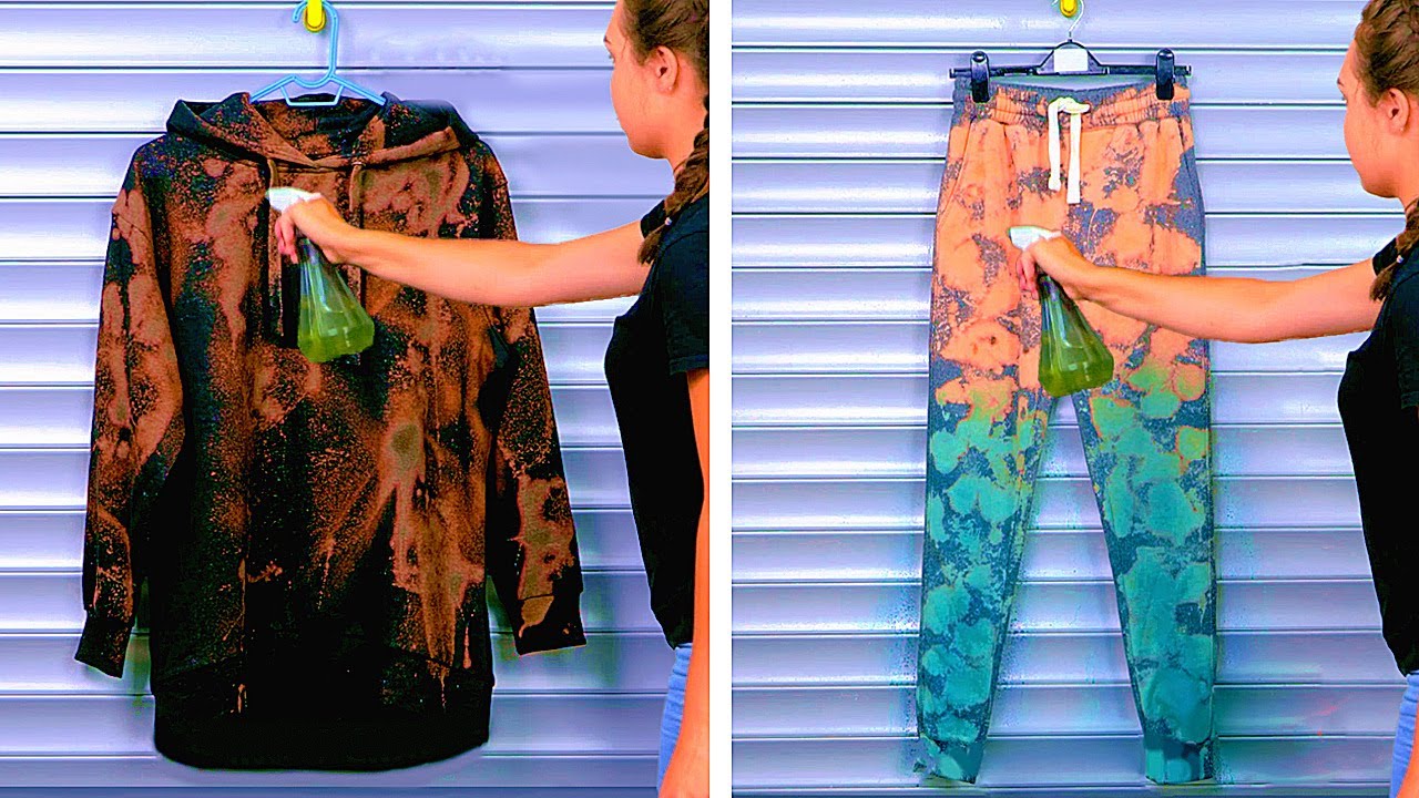 29 BLEACH DECOR HACKS TO UPGRADE YOUR CLOTHES