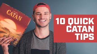 10 QUICK tips for Settlers of CATAN - Tips, Tricks & Strategies