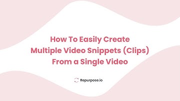 Create Video Clips from YouTube Videos Online