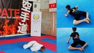 Mawashi geri #1. Preparatory exercises. Маваши гери #1. Подготовительные упражнения.