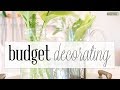 10 BUDGET DECORATING TIPS