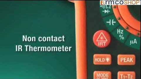 Extech EX623 Dual Input AC/DC Clamp Meter product show case