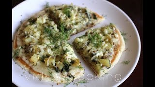 Dill Roasted Potato Pizza Recipe