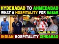 HYDERABAD TO AHMEDABAD | WHAT A HOSPITALITY FOR BABAR 😍 | INDIAN HOSPITALITY ZINDABAD | SANA AMJAD