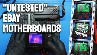 What does it mean to buy non-tested AM5 motherboard on eBay | Asus TUF Gaming A620M | PSU Monitor